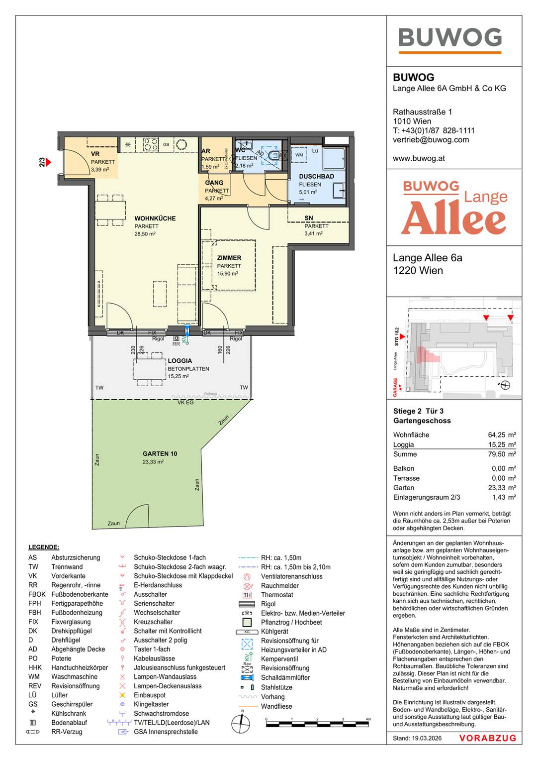 Wohnung Neubau Erstbezug Terrasse nahe der Alten Donau