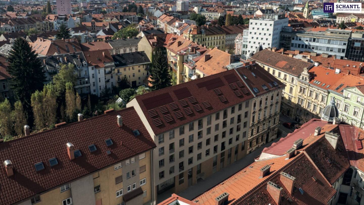 Dachgeschosswohnung Graz St Leonhard Balkon Tiefgarage