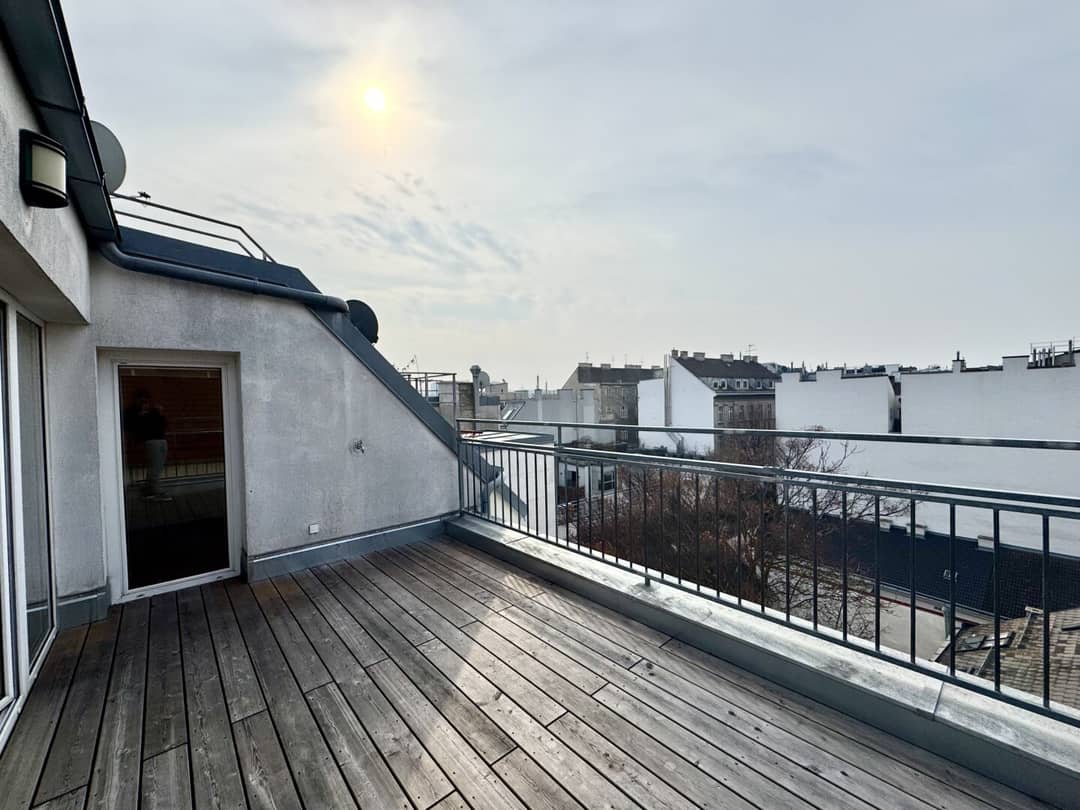 Dachgeschosswohnung Naschmarkt nahe Terrasse