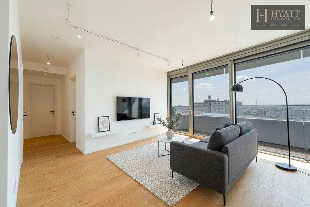 Helle Etagenwohnung mit Balkon und Blick ins Grüne