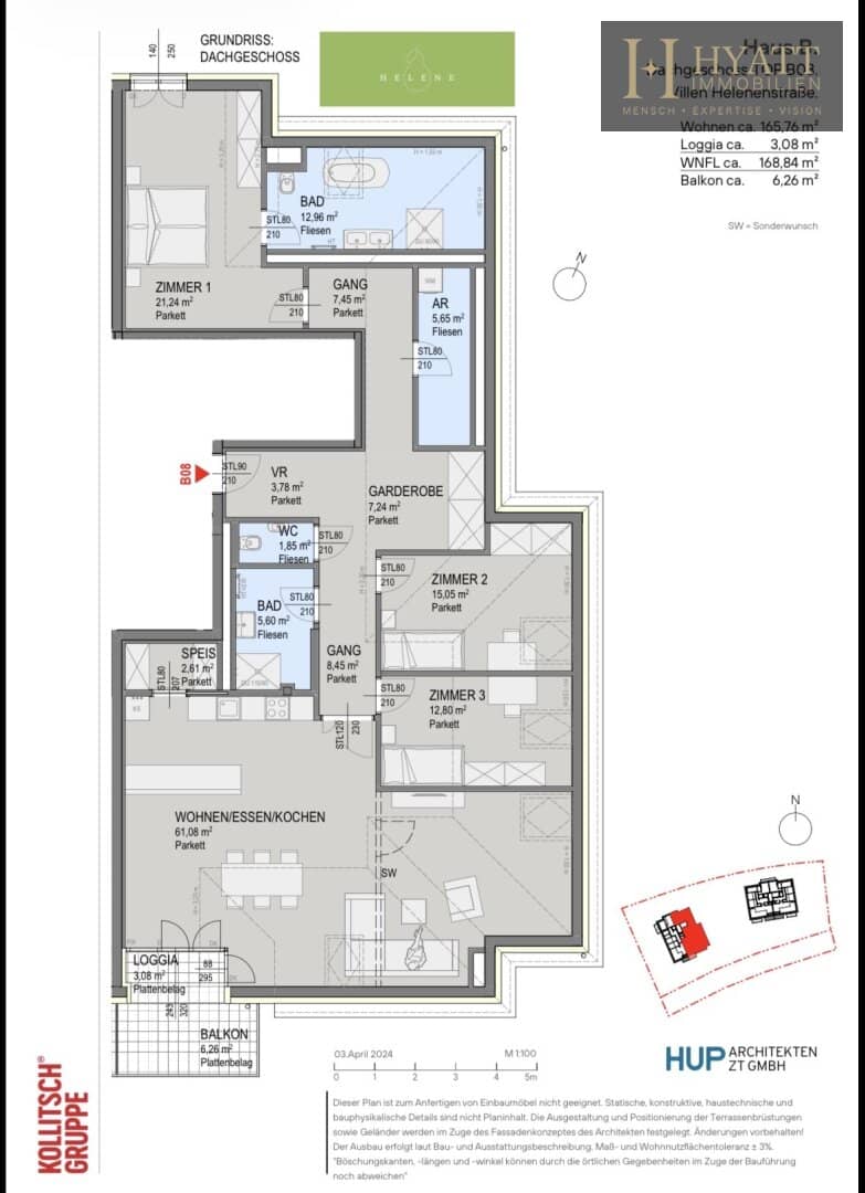 HELENA - Exclusive Penthouse with Balcony & Loggia