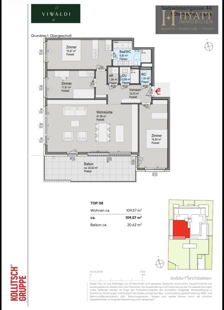 VIVALDI – Exklusive 4-Zimmer-Wohnung in Wien-Penzing