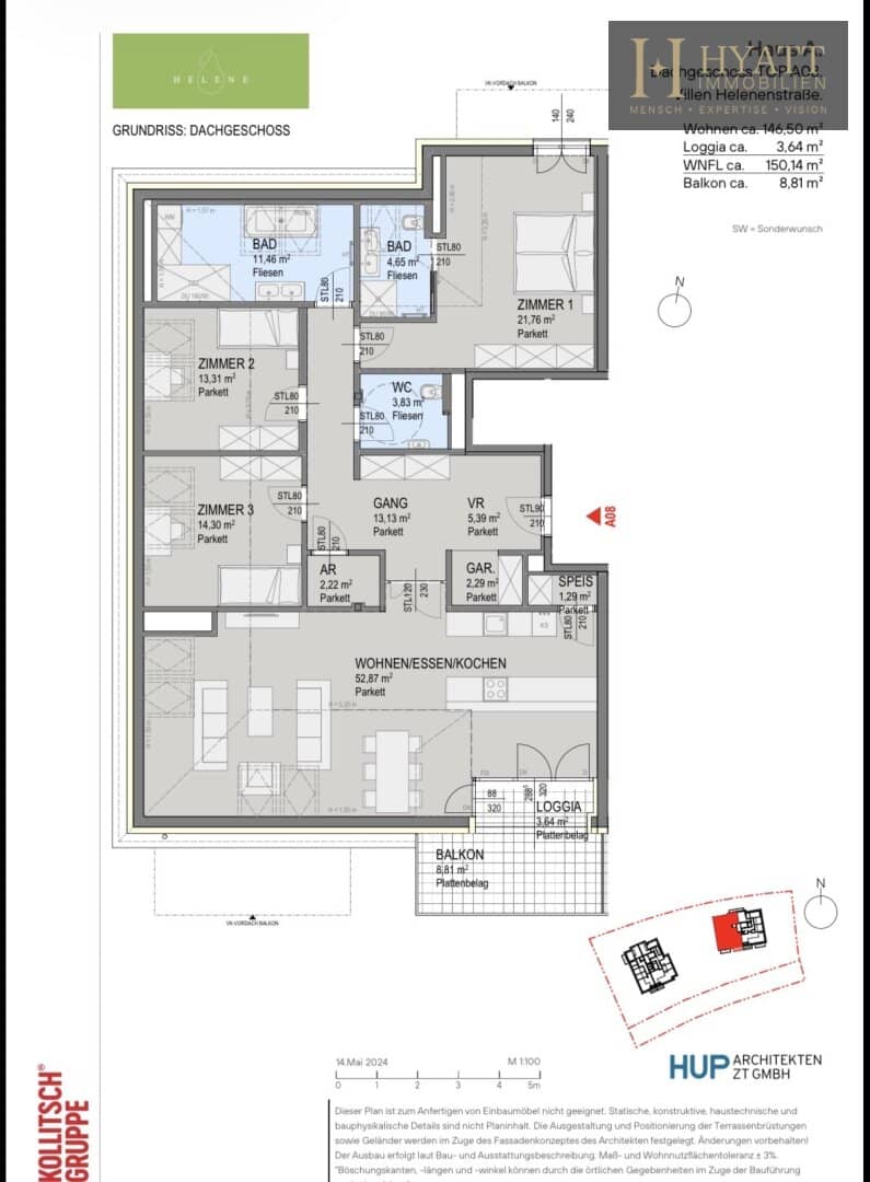 HELENA – Exclusive Penthouse in Baden