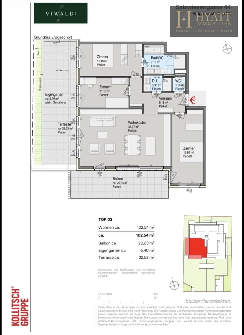 Exklusive Erdgeschosswohnung in Wien-Penzing