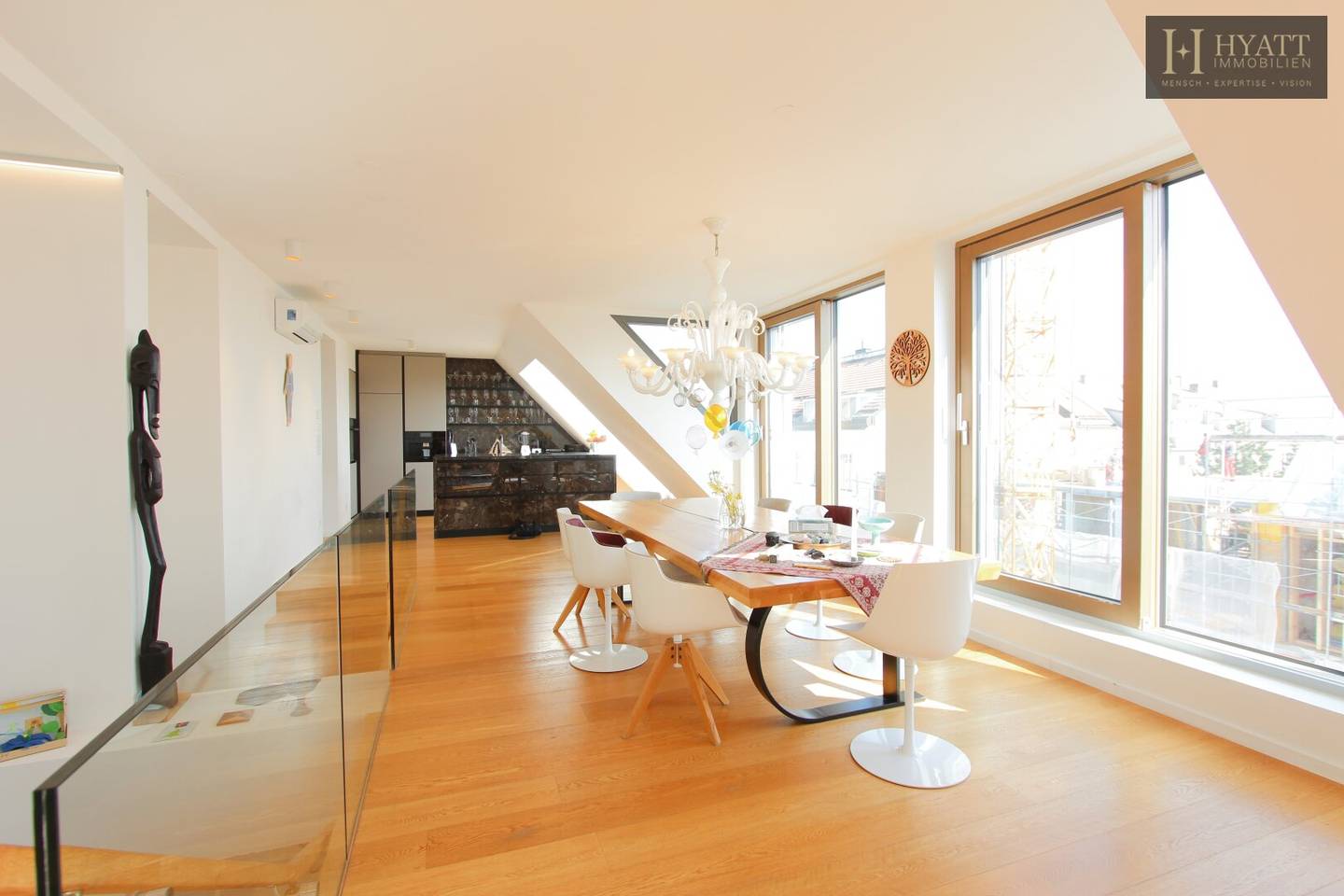 Penthouse with roof terrace sauna and view
