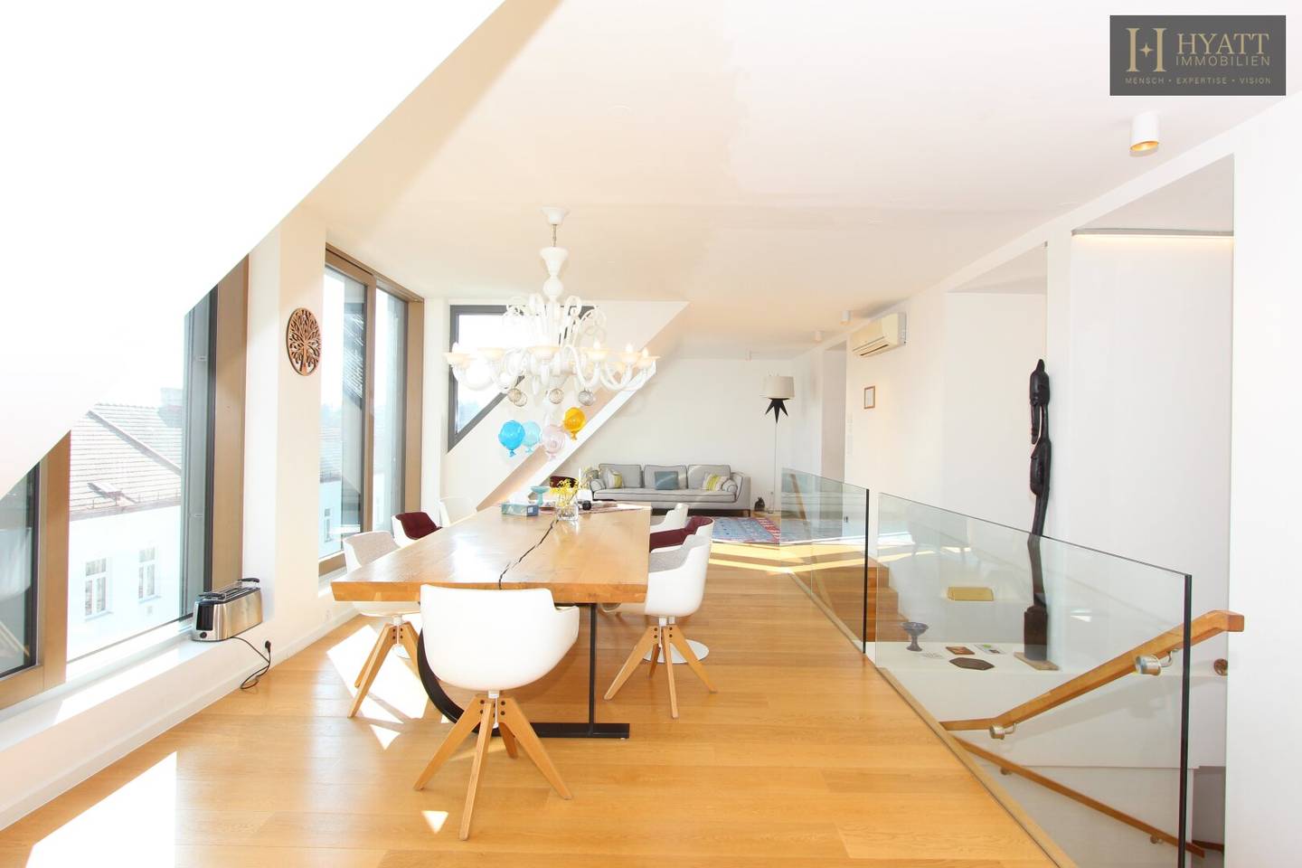 Penthouse with roof terrace sauna and view