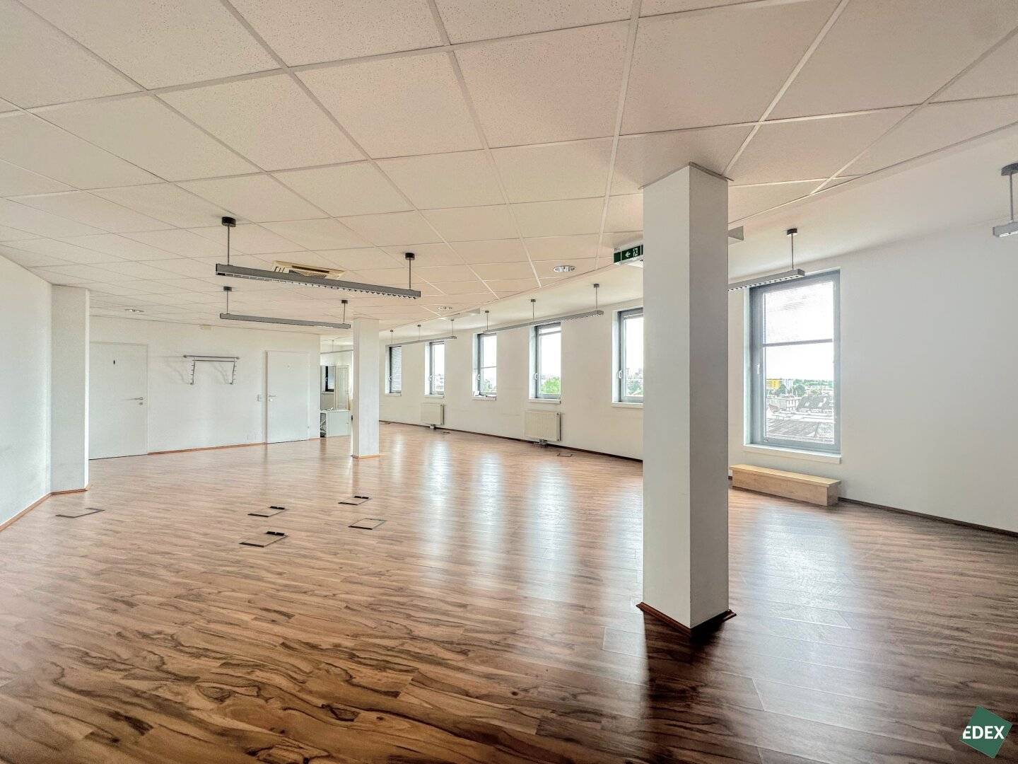 Modern office with good connectivity and terrace