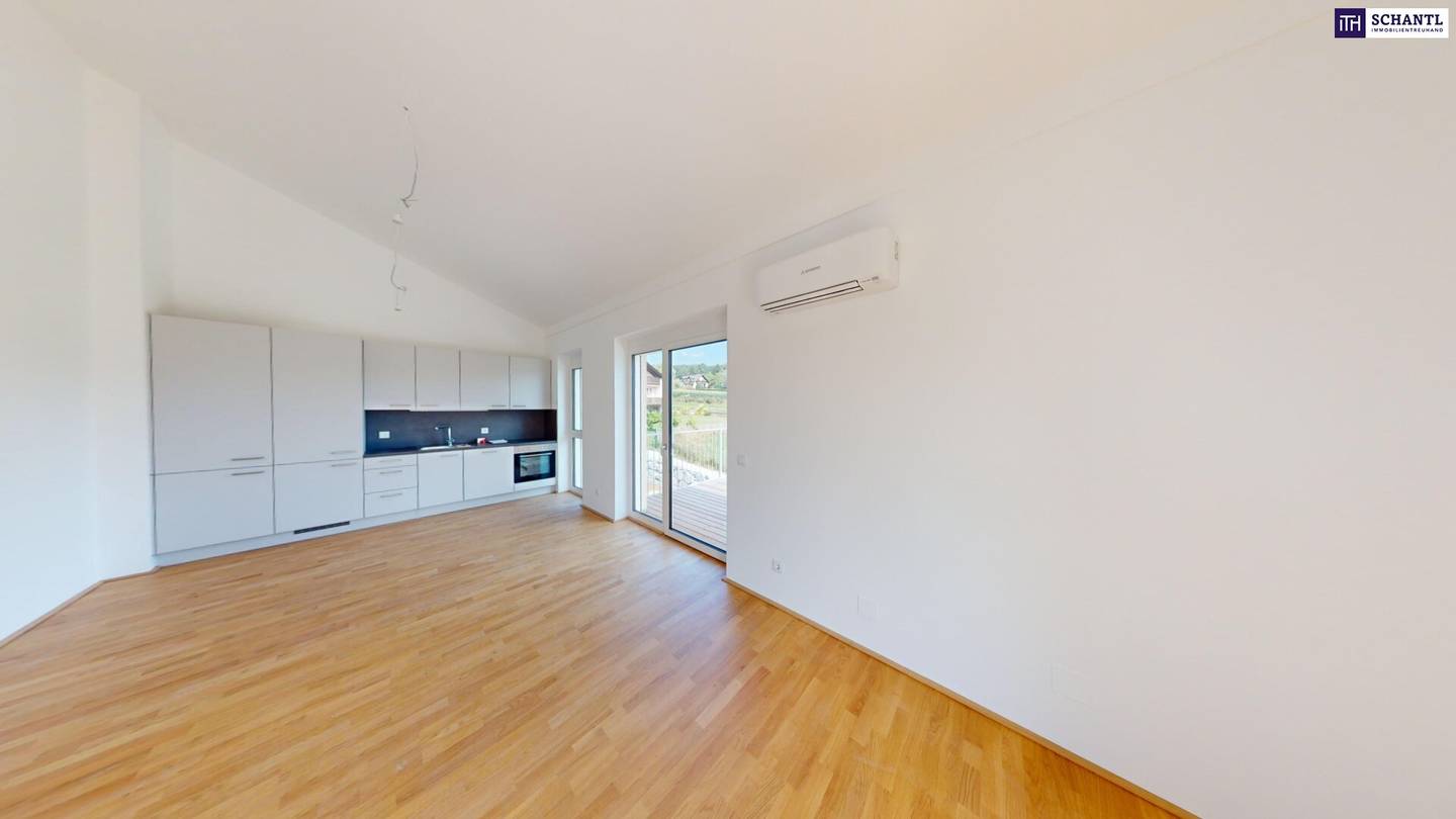 Wohnung Erstbezug Neubau mit 20 m² Balkon Thermenregion