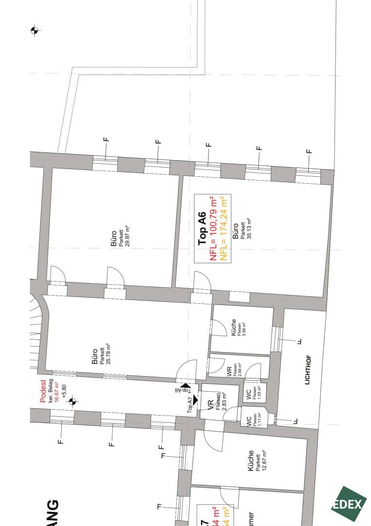 Modern office space in the Galleria 1030
