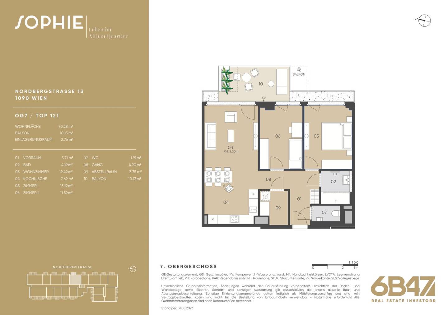 Helle Neubauwohnung mit Balkon im Neubau