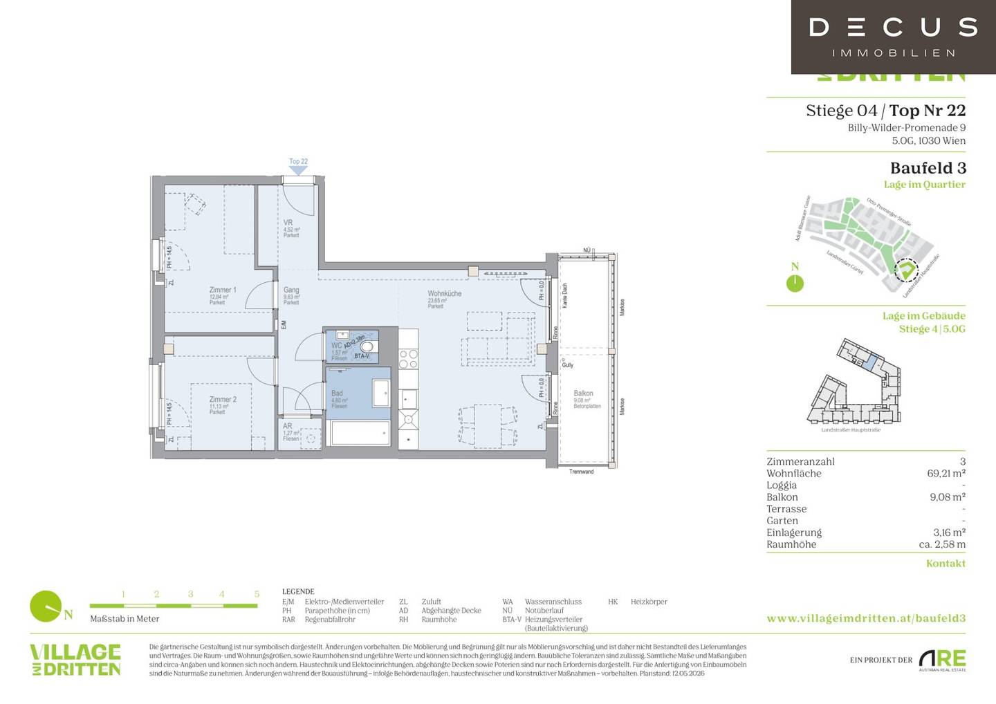 VILLAGE IM DRITTEN | BUILDING SITE 3 | RENTAL APARTMENTS | COMPLETION OCTOBER 2026