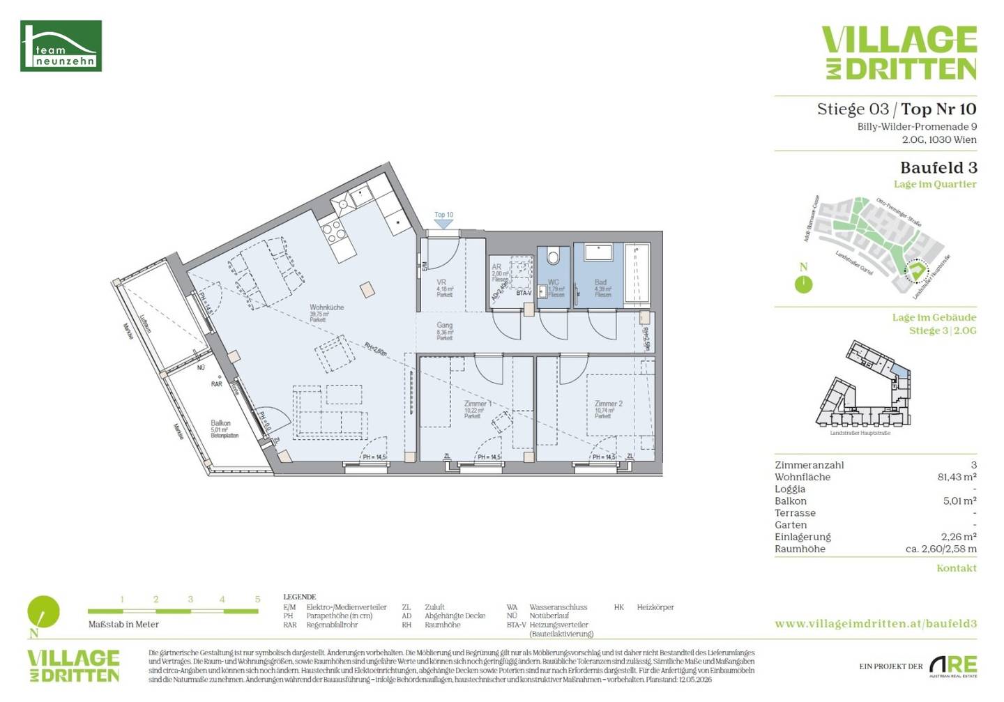 Brand new apartment with balcony