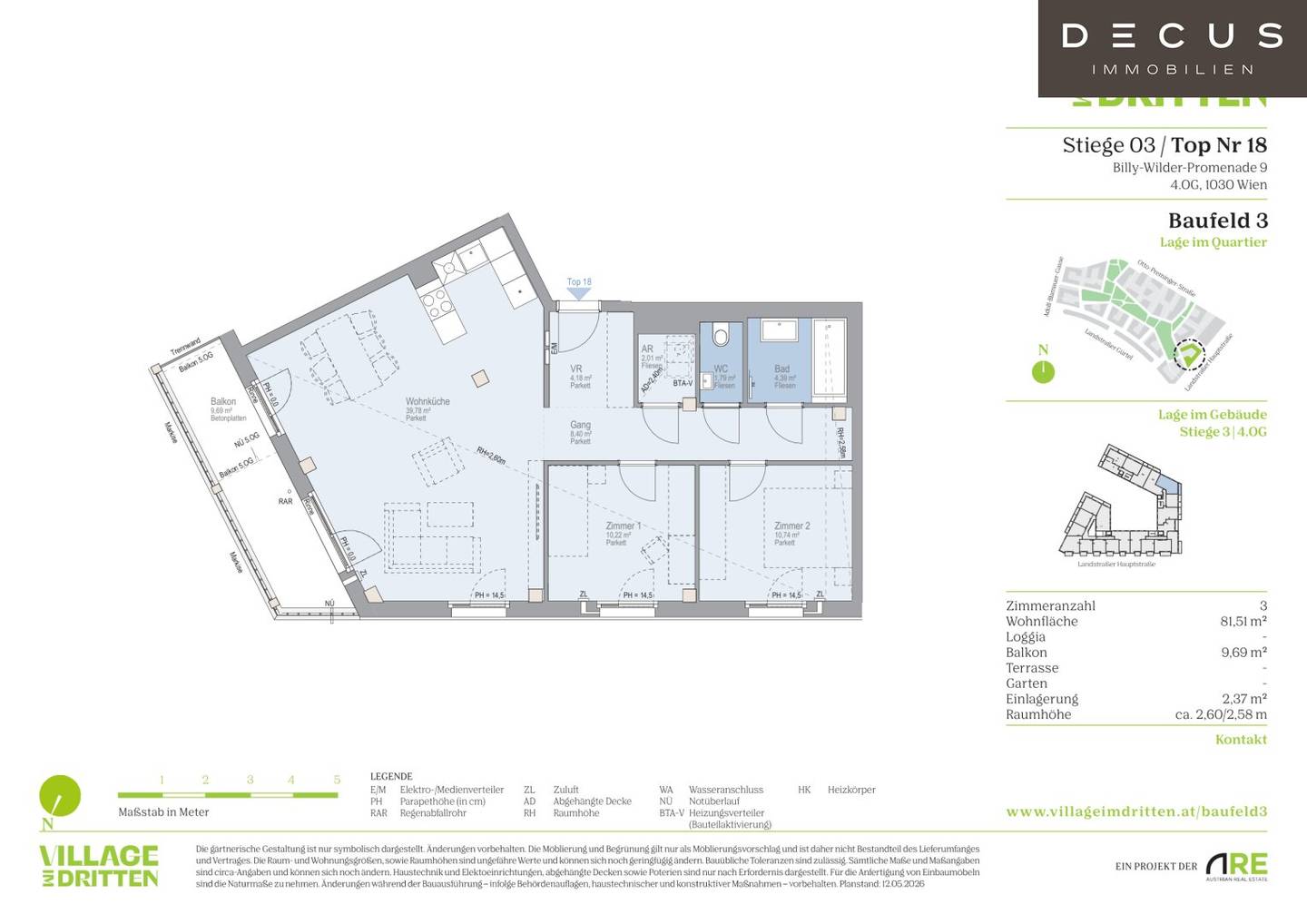 VILLAGE IM DRITTEN | BAUFELD 3 | MIETWOHNUNGEN | FERTIGSTELLUNG OKTOBER 2026