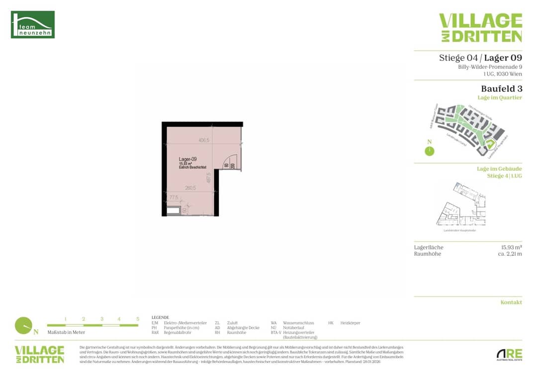 Storage Unit 15.93 m² in Village im Dritten