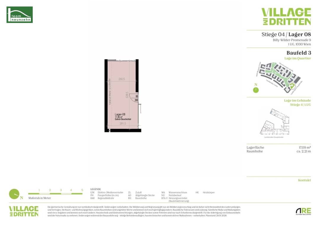 17 m² Storage Space in Village im Dritten