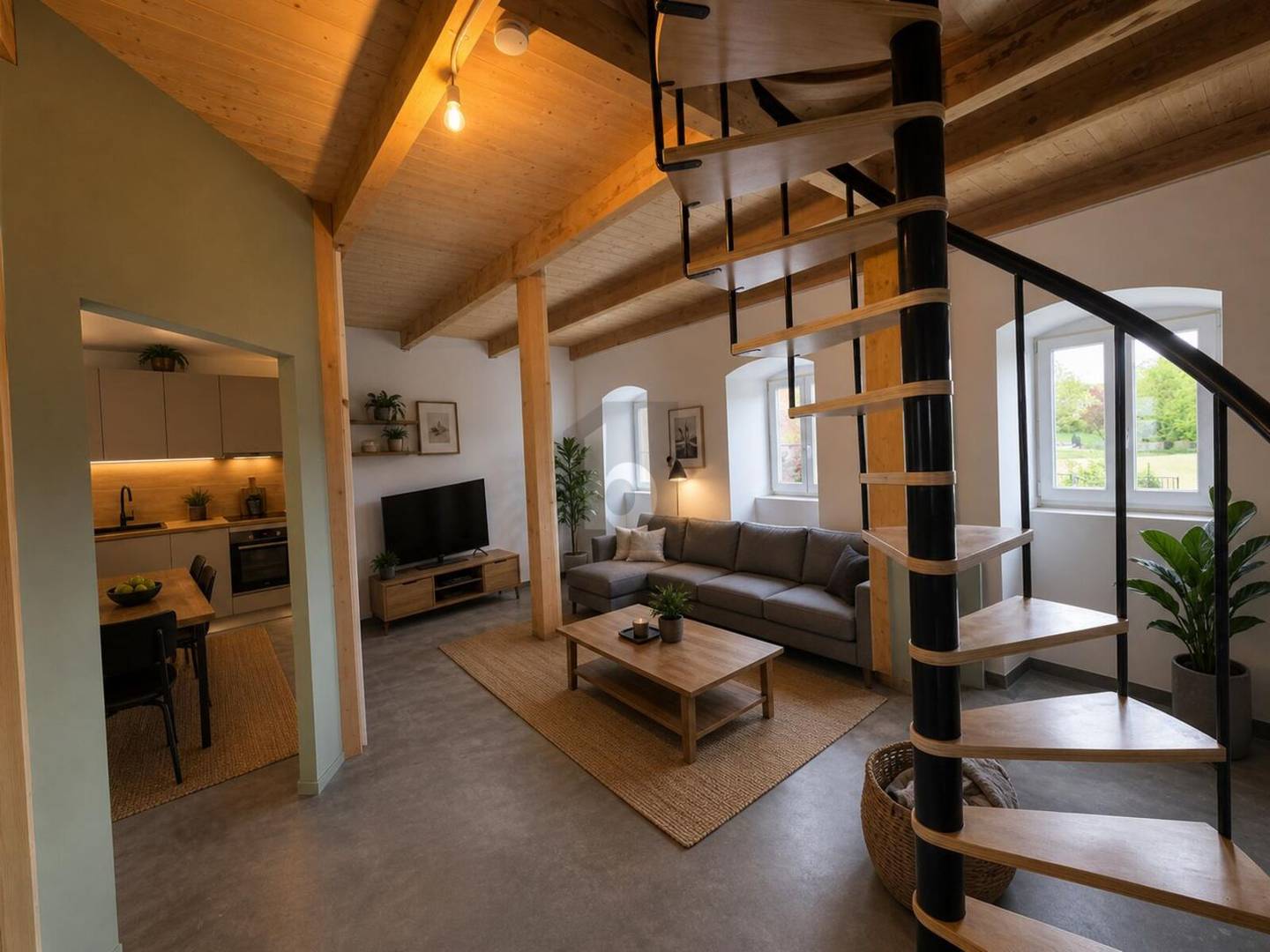 Familienwohnung mit Garten und Sanierungspotenzial