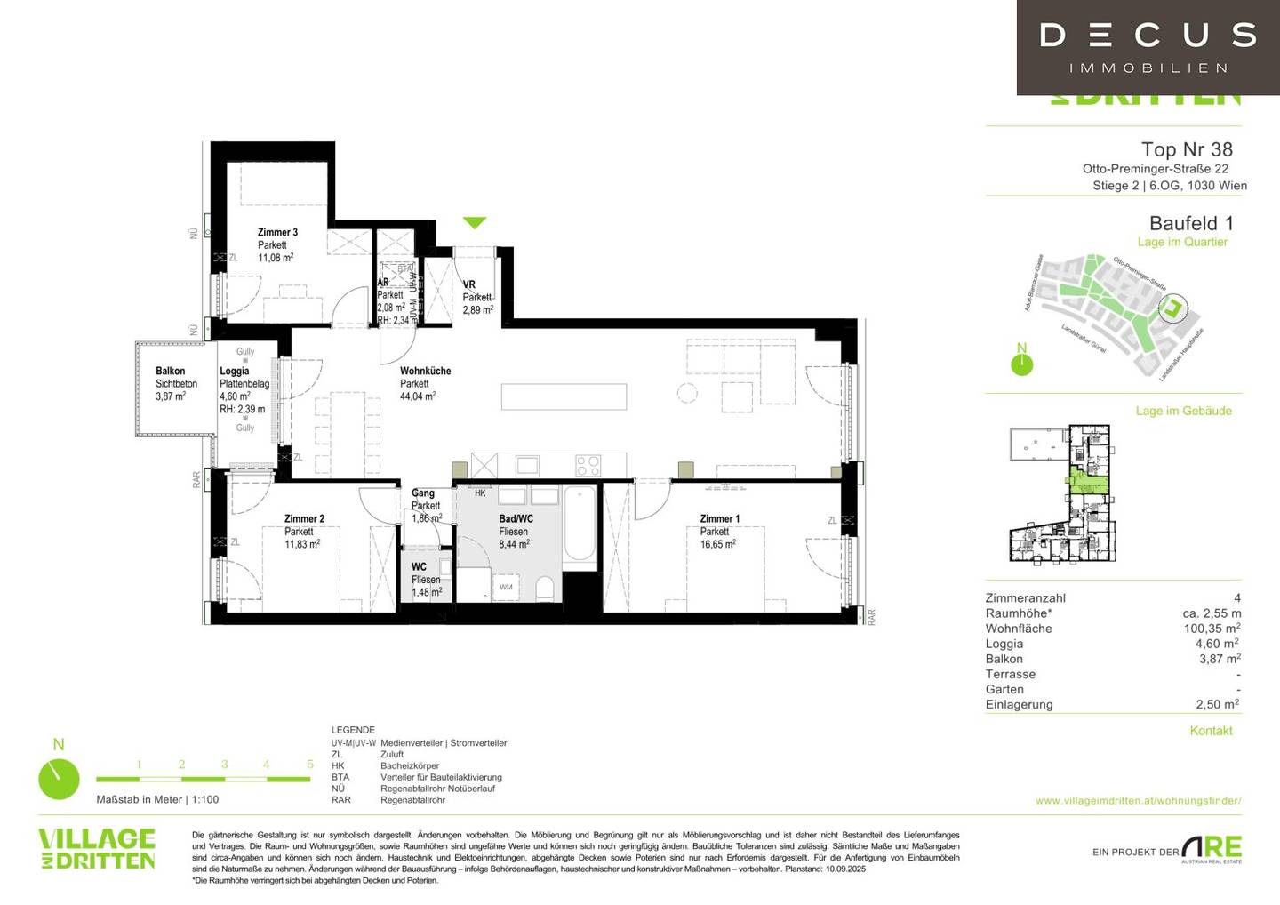 Apartment in Village im Dritten