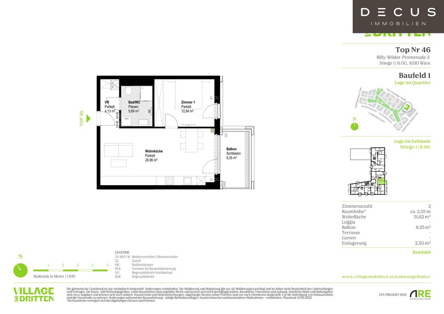 Apartment in Village im Dritten with balcony