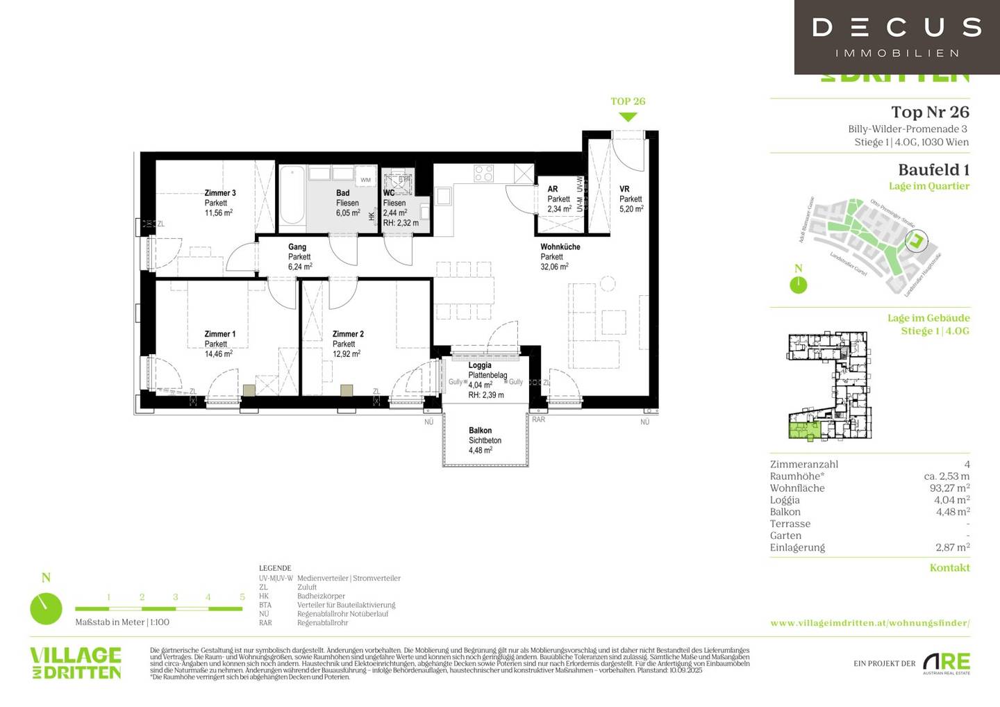 New build apartment Village im Dritten with Terrace