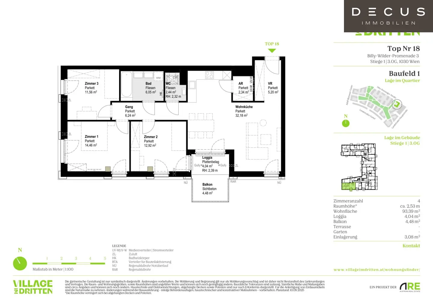 New build apartment with private outdoor space