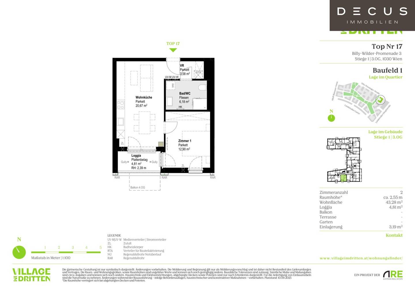 New Build Apartment First Occupancy Loggia
