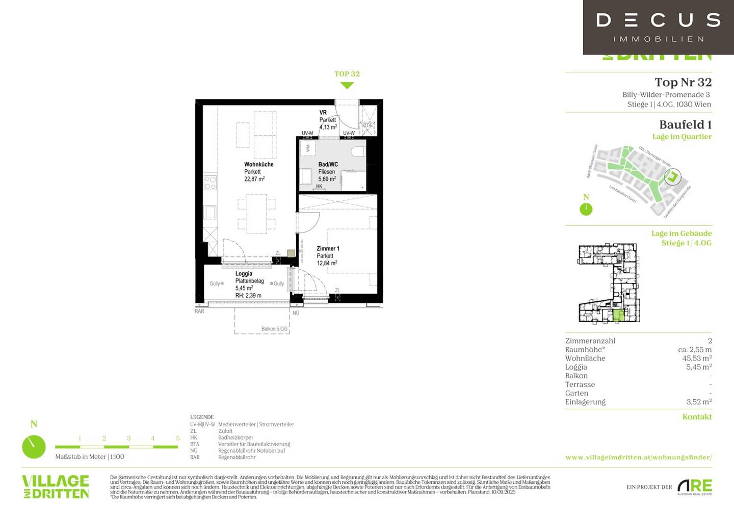 | PALAIS ROSE | BAUFELD 1 | MIETE | BEZUGSBEREIT NOVEMBER 2026 | VILLAGE IM DRITTEN