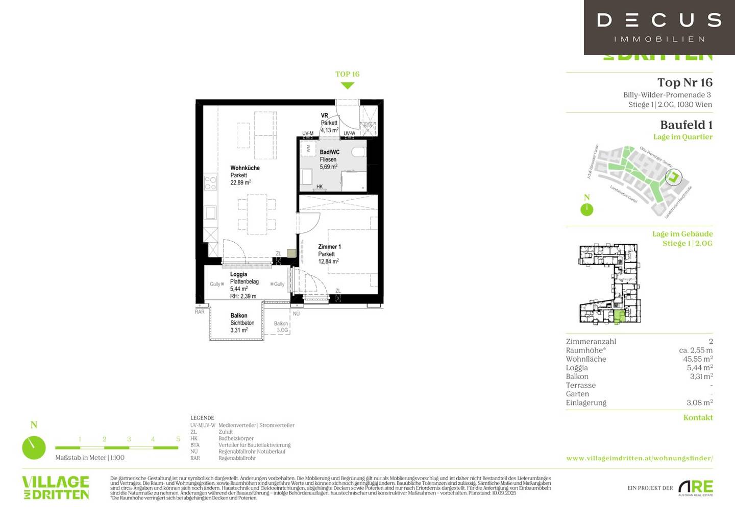 2-Zimmer-Wohnung | Palais Rose | Miete