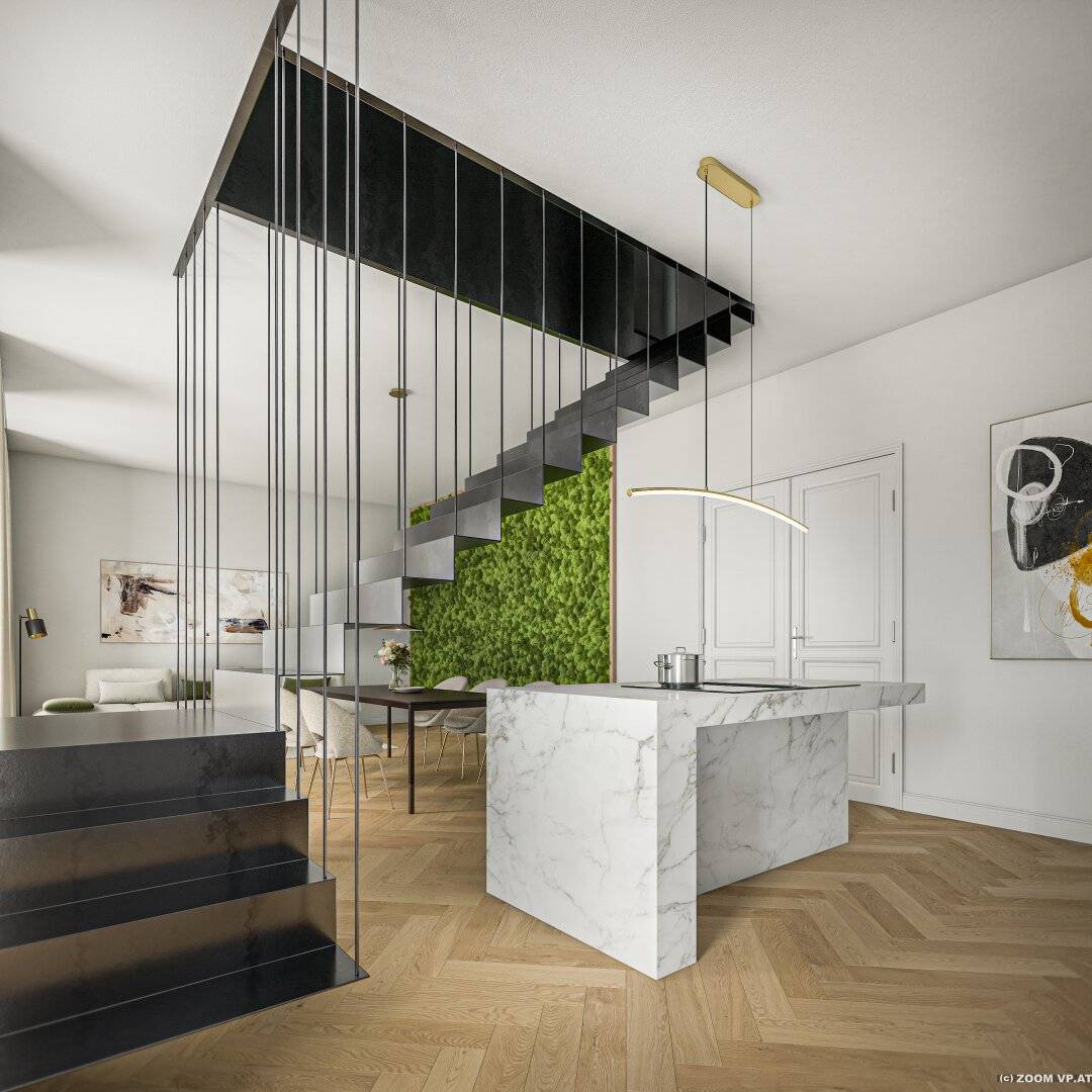 Maisonette apartment with garden and terrace near Prater