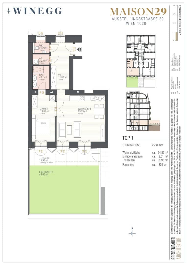 Garden Apartment with Terrace in Southern Exposure