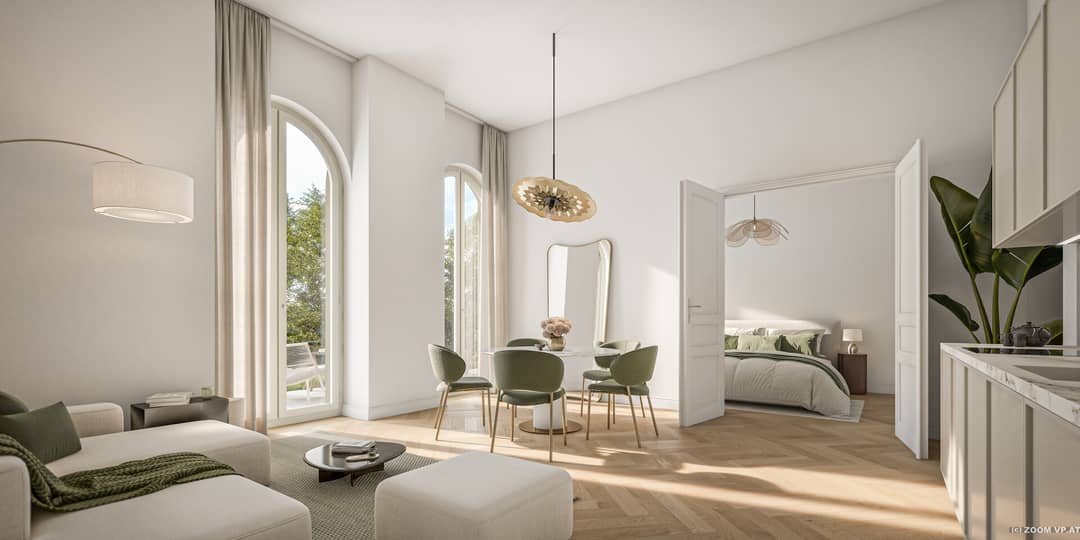 Apartment with private garden and terrace near Prater