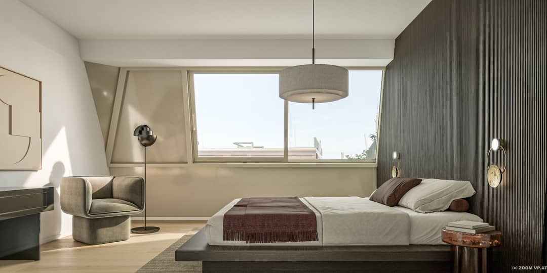 Dachgeschosswohnung mit Praterblick Terrassen