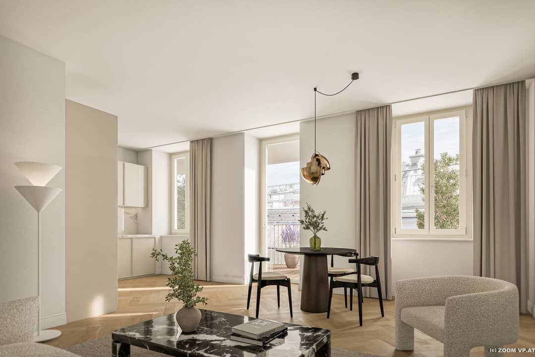 Wohnung with balcony renovated near U2