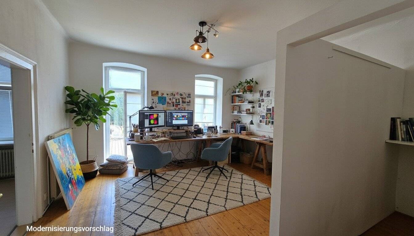 Wohnung mit großzügiger Terrasse im Innenhof