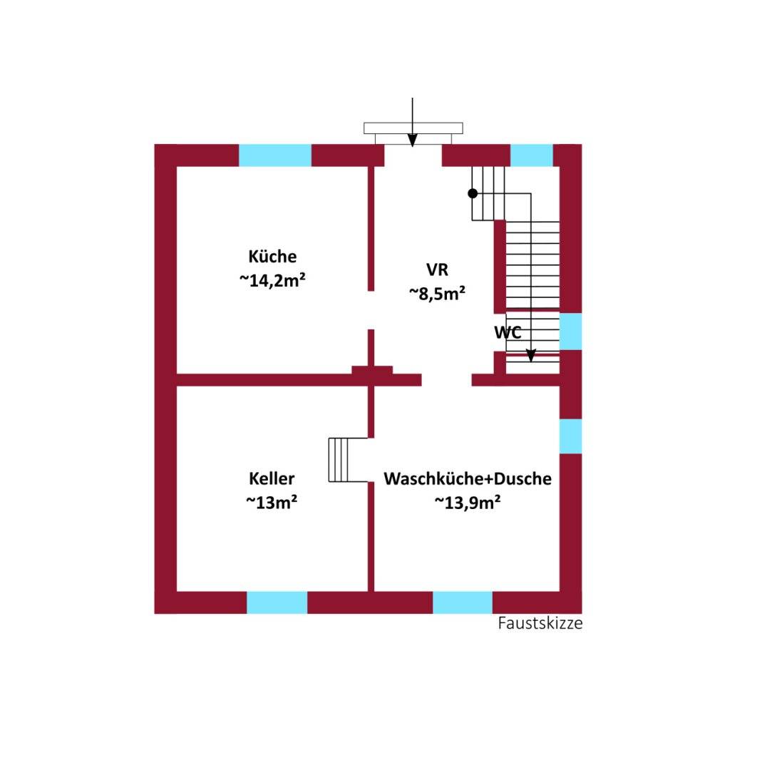 Renovation-Ready Family Home with 140 m²