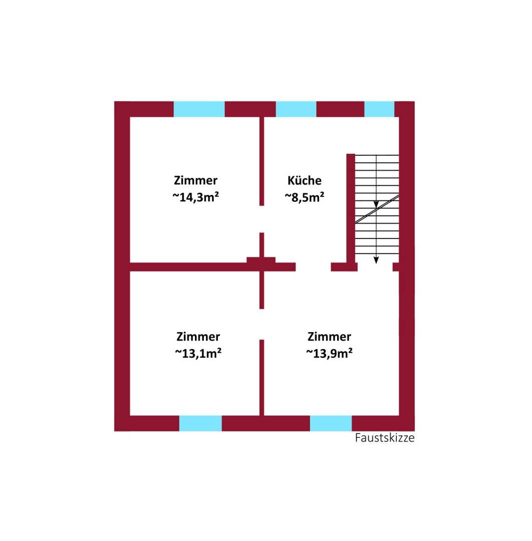 Renovation-Ready Family Home with 140 m²