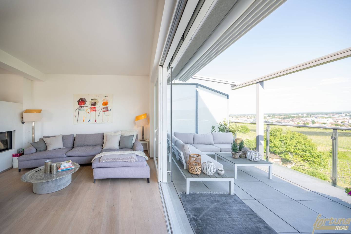 Penthouse Dachterrasse mit unverbaubarer Aussicht