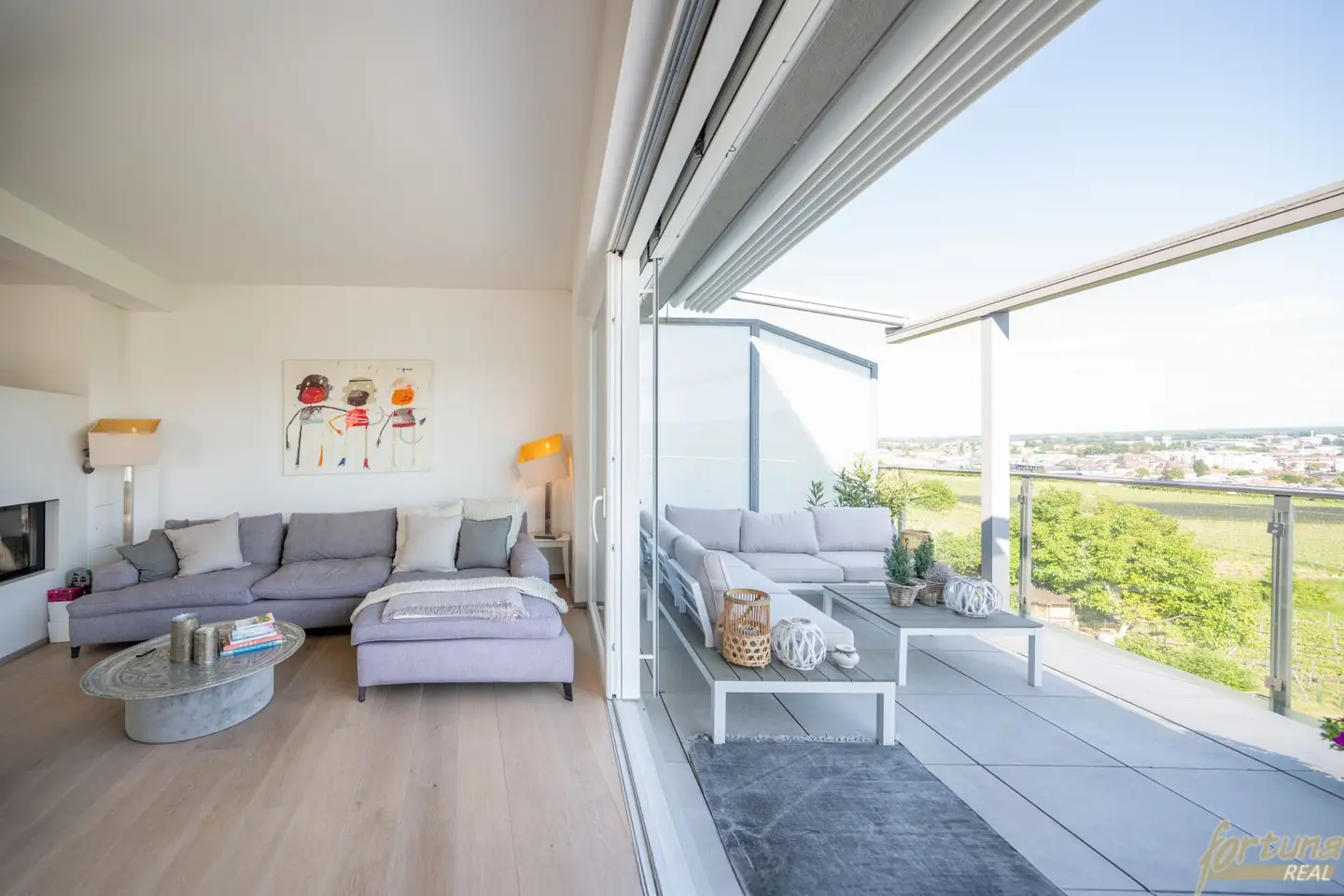 Penthouse Dachterrasse mit unverbaubarer Aussicht