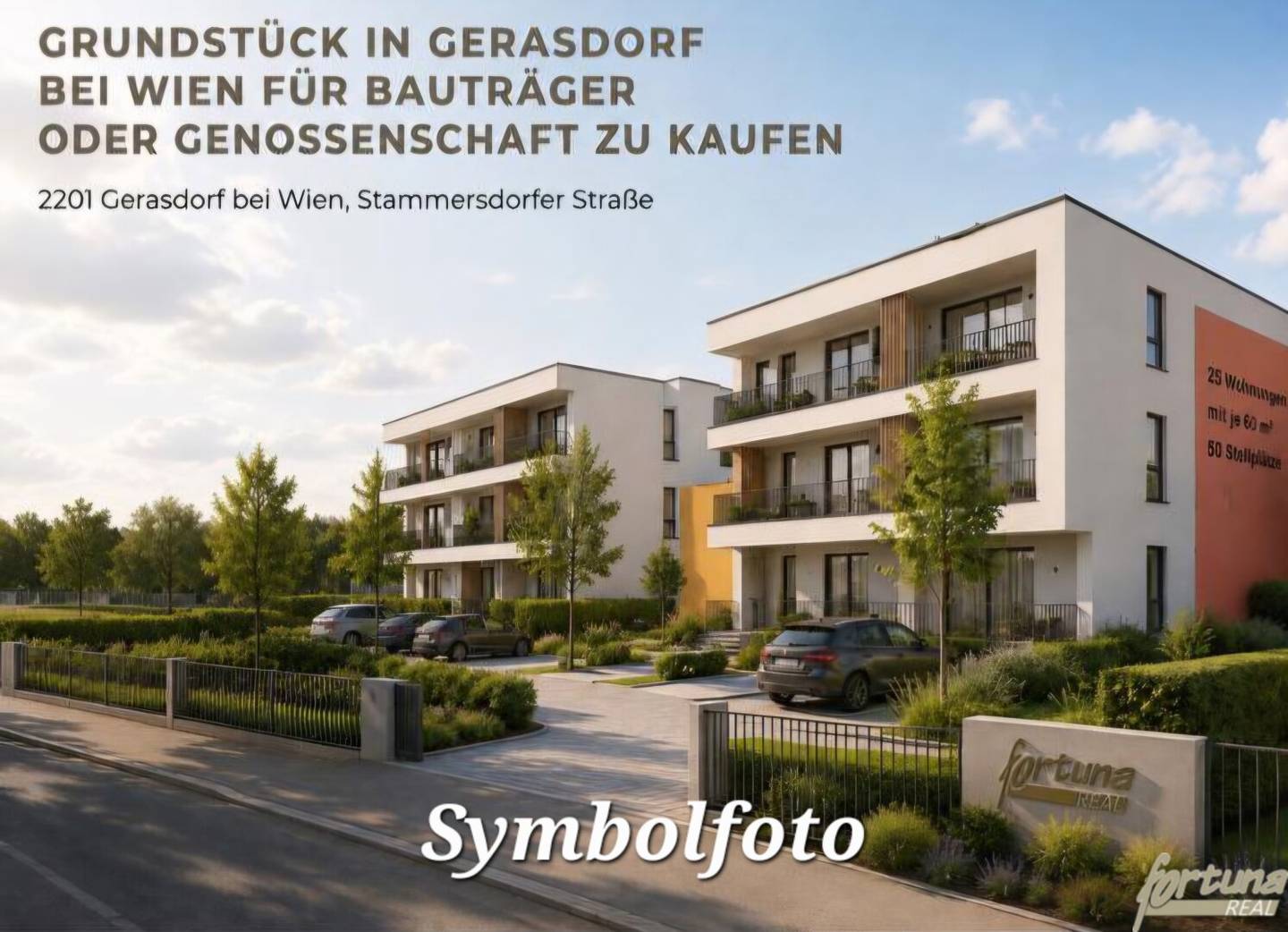 Baugrundstück 1.356 m² in Gerasdorf