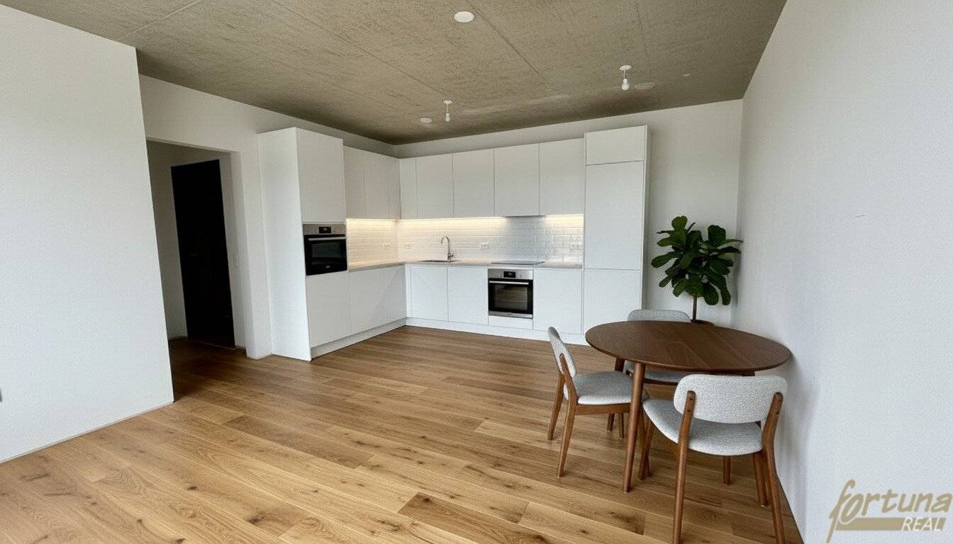 Attic apartment new build with East Terrace
