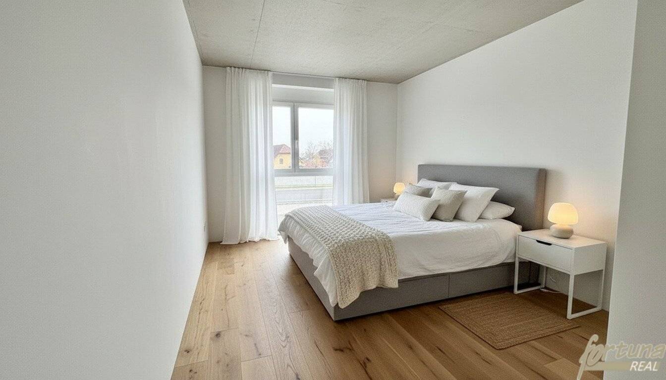 Attic apartment new build with East Terrace