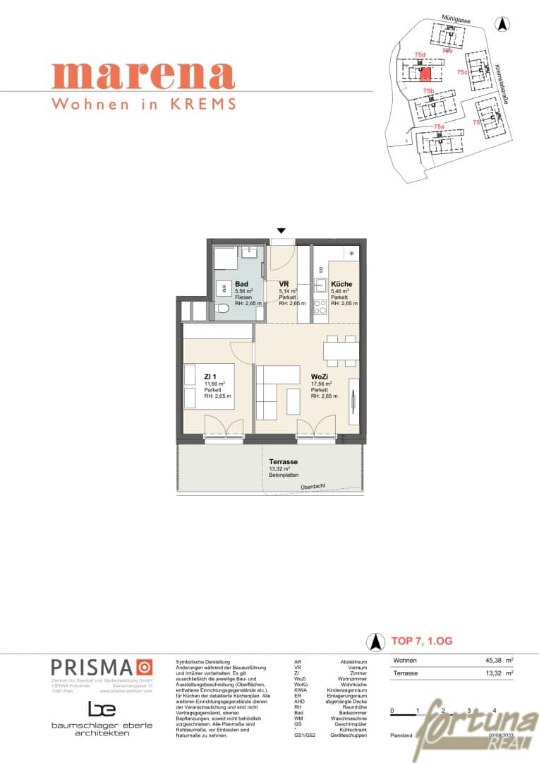 Neubau Erstbezug Wohnung südseitige Terrasse