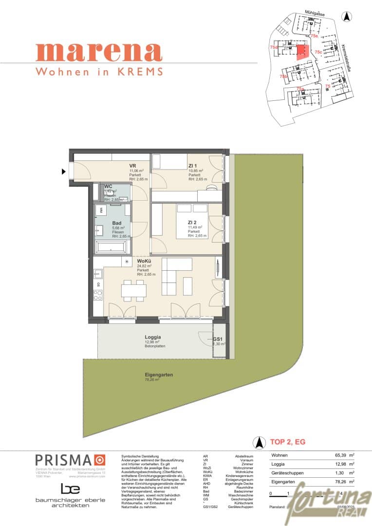 Neubau Erstbezug Wohnung mit Garten