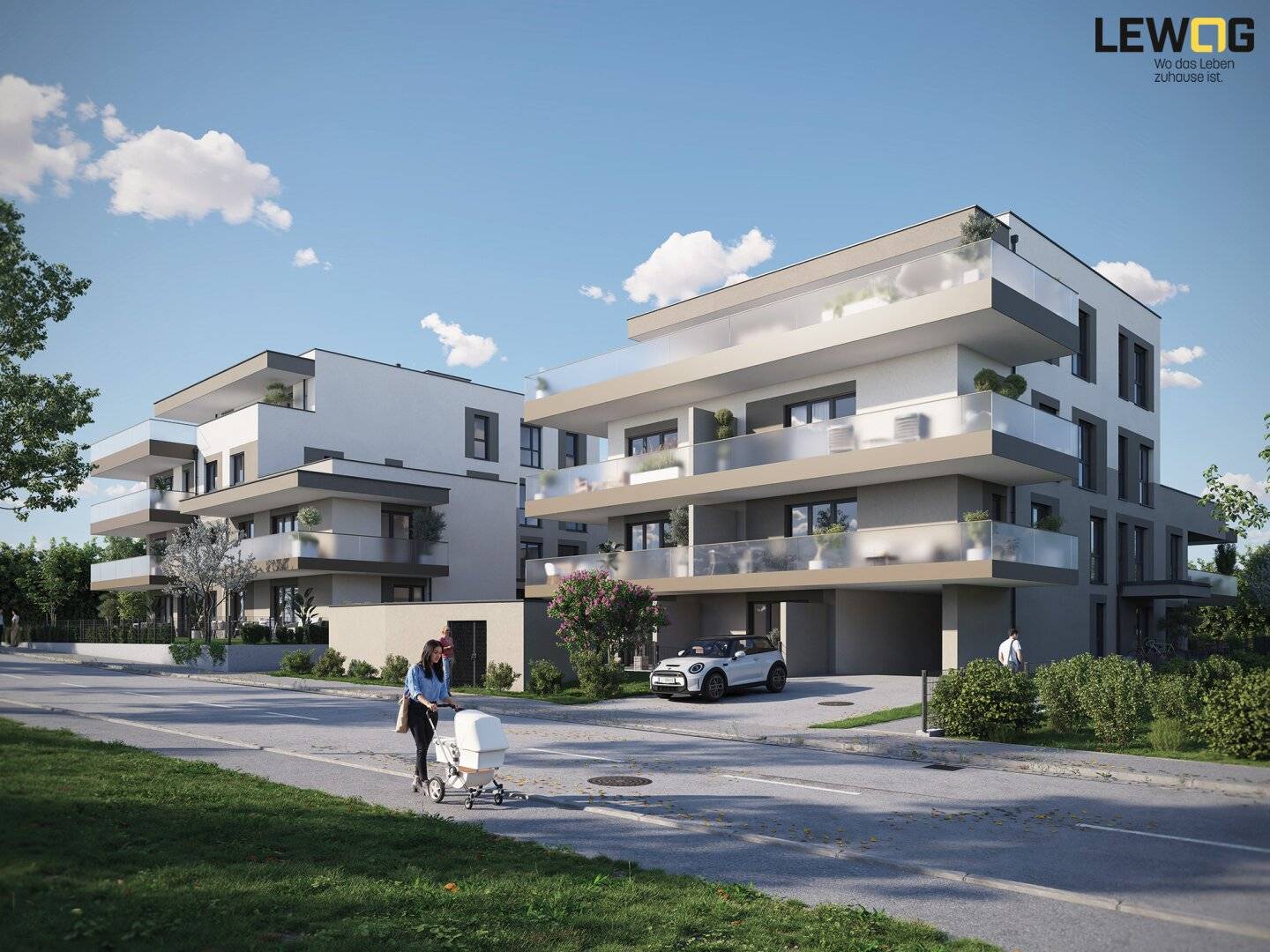 Wohnung Zentral gelegen Großzügige Freiflächen