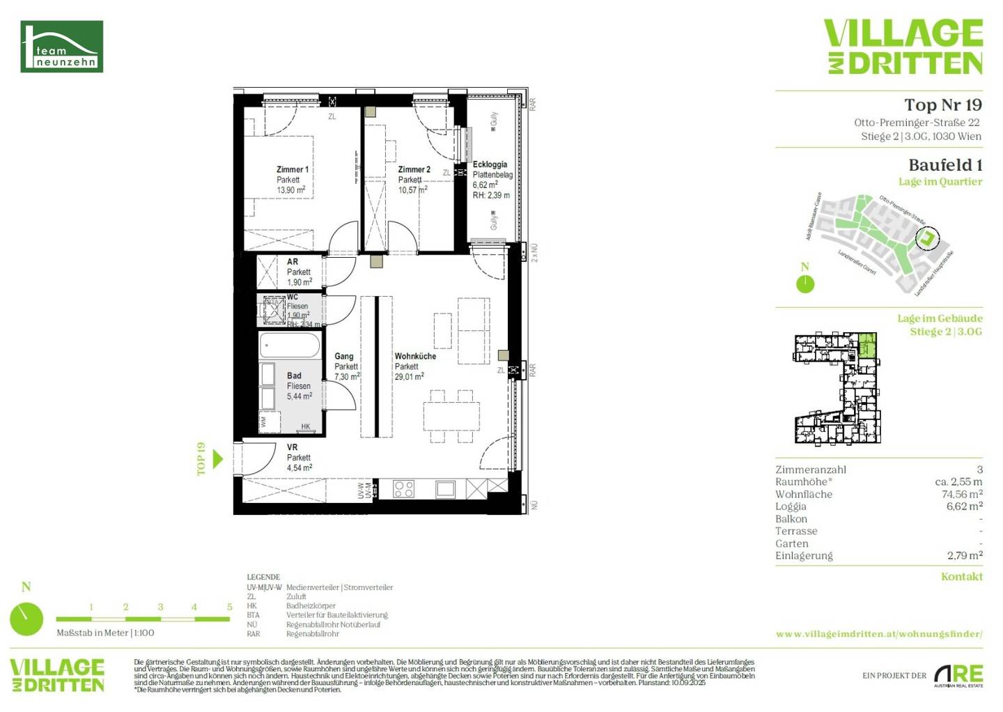 Newly built Wohnung near Belvedere loggia