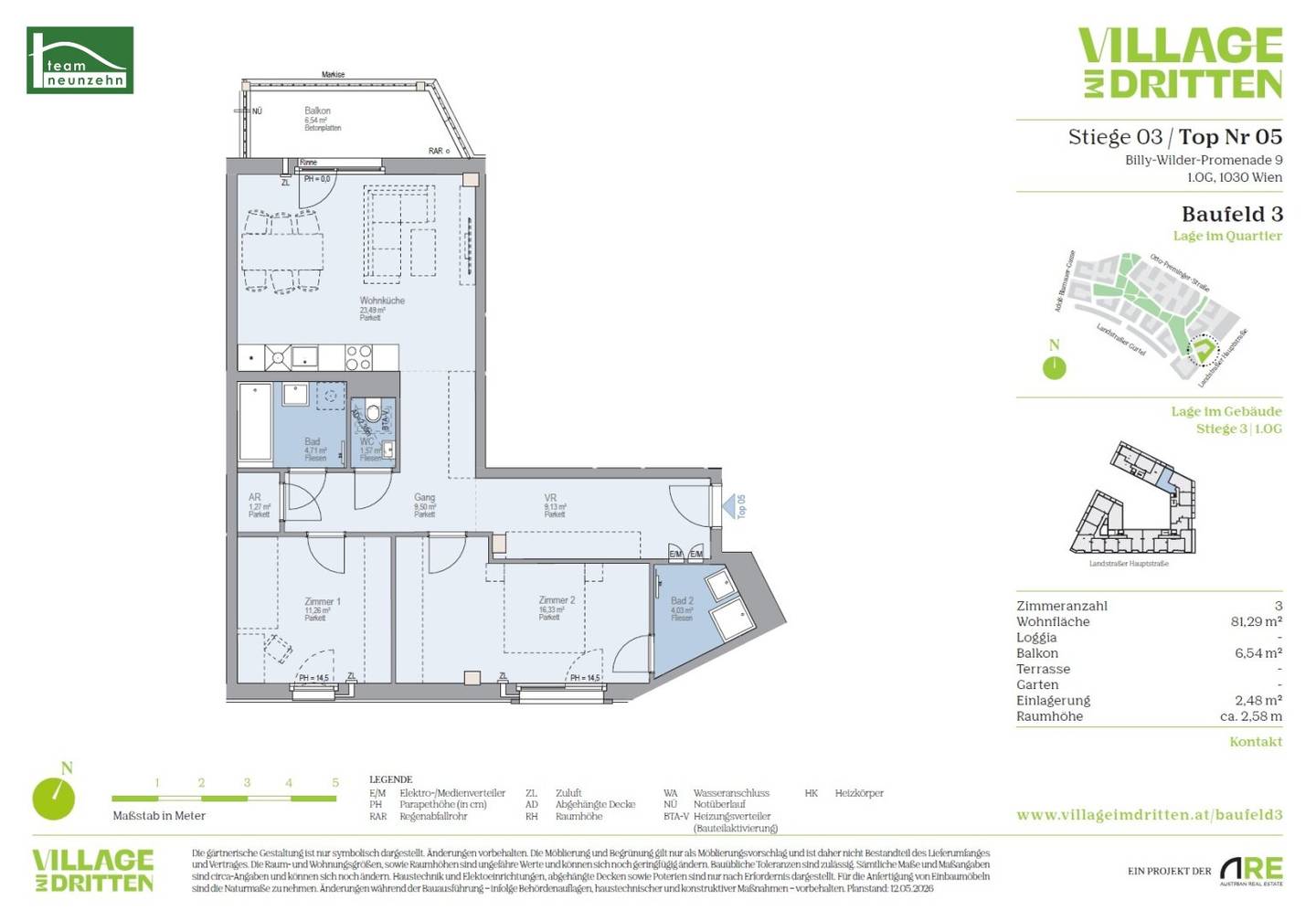 Stylish New Build Apartment with Balcony and Green View