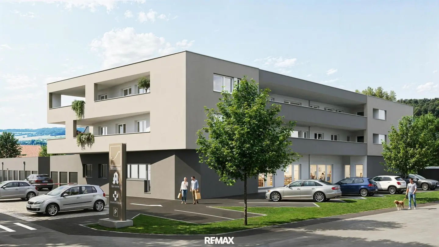 New build apartment with west facing balcony