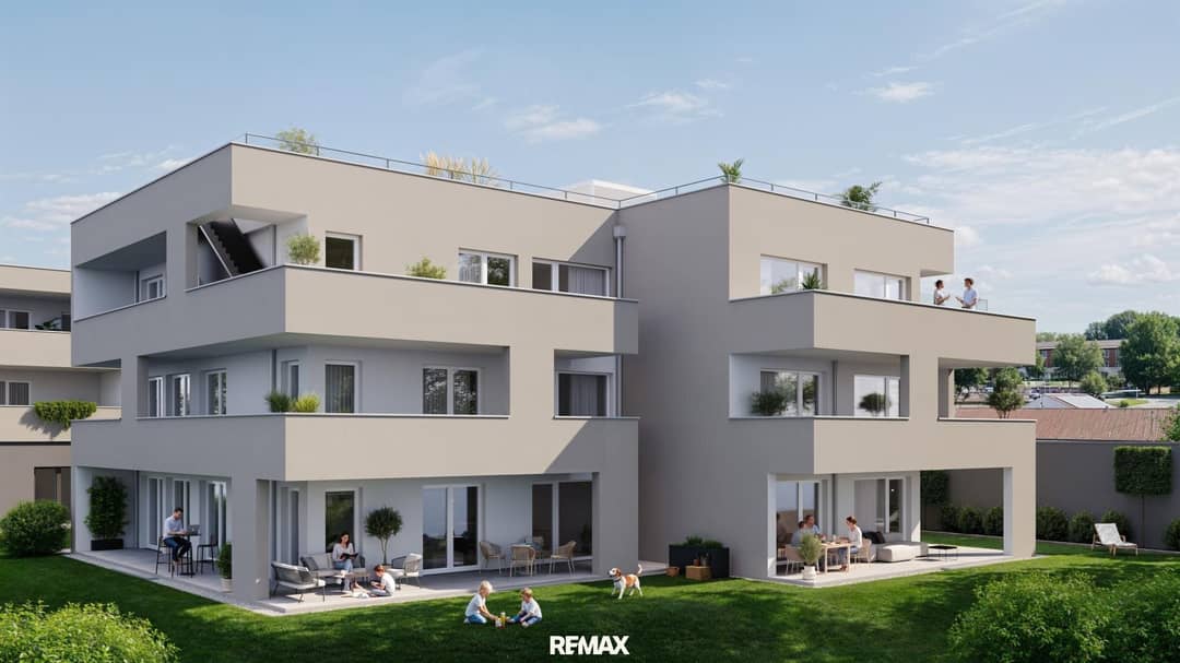 Apartment in a new build with a large balcony