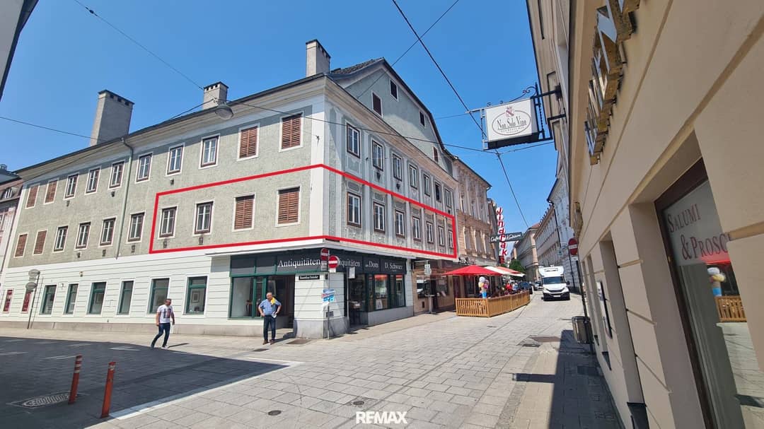 Position der Wohnung Ecke Herren,- Baumbachstraße