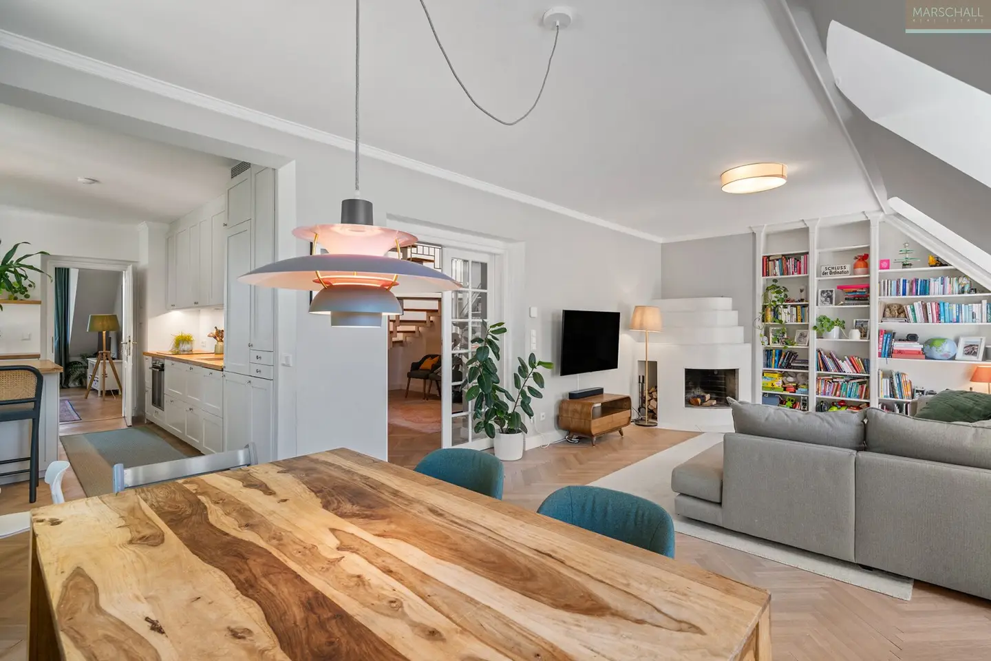 Dachgeschosswohnung Dachterrasse Panoramablick