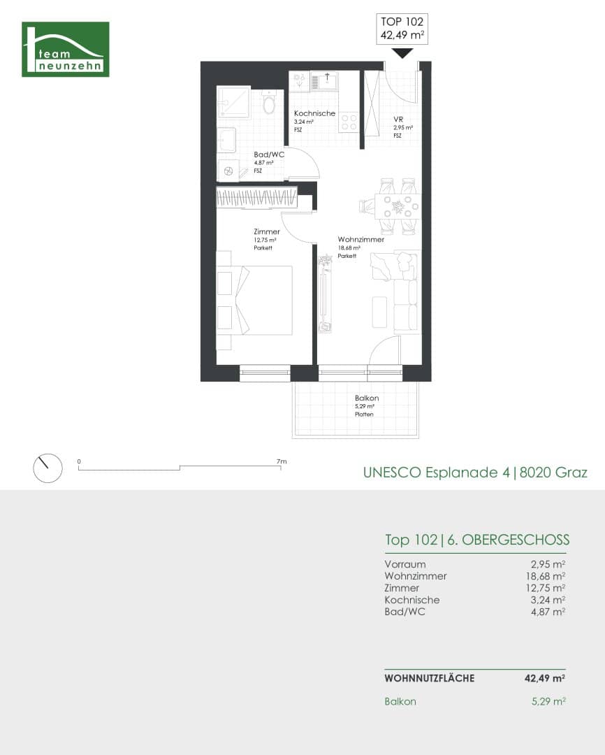 2-Zimmer Wohnung Reininghaus Graz